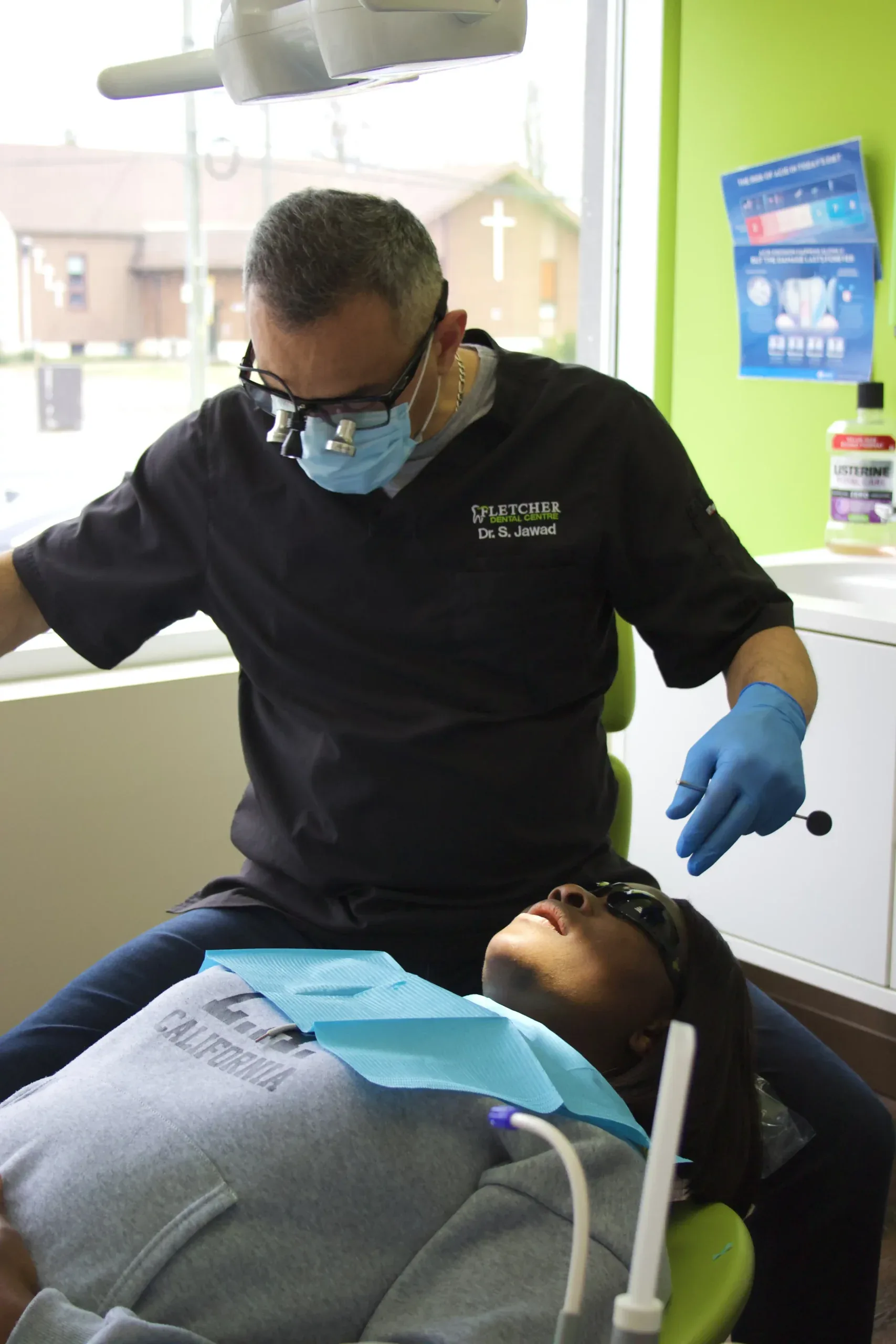 Treatment chair at Fletcher Dental Centre